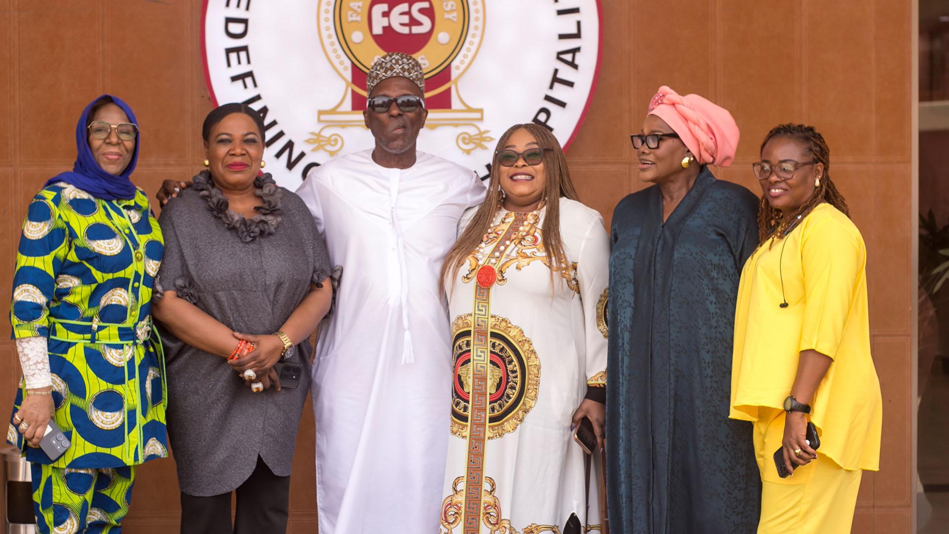 Cross Section of members during the retreat in a group photograph