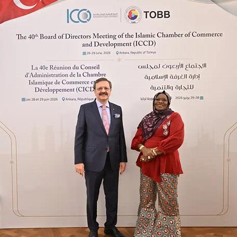 NB-CCI 1ST VICE PRESIDENT ATTENDS 40TH BOARD OF DIRECTORS MEETING OF ISLAMIC CHAMBER OF COMMERCE AND DEVELOPMENT IN ANKARA.